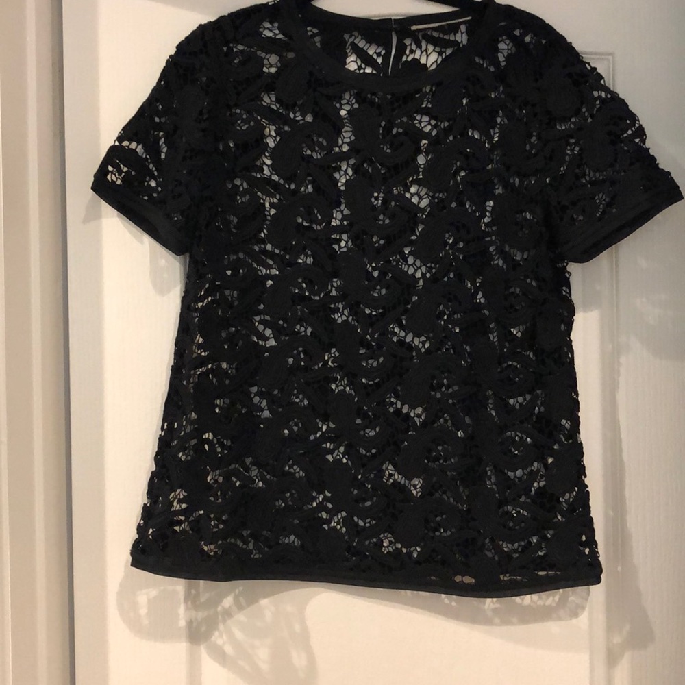 Black lace top